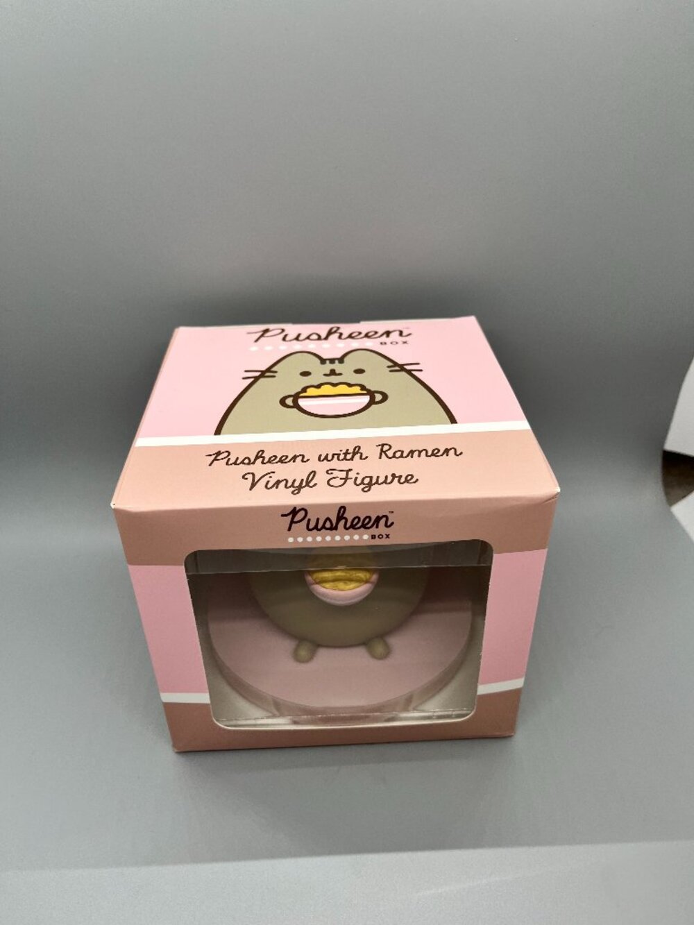 NIB Exclusive Pusheen with Ramen Vinyl Figure from Spring 26 Pusheen Box